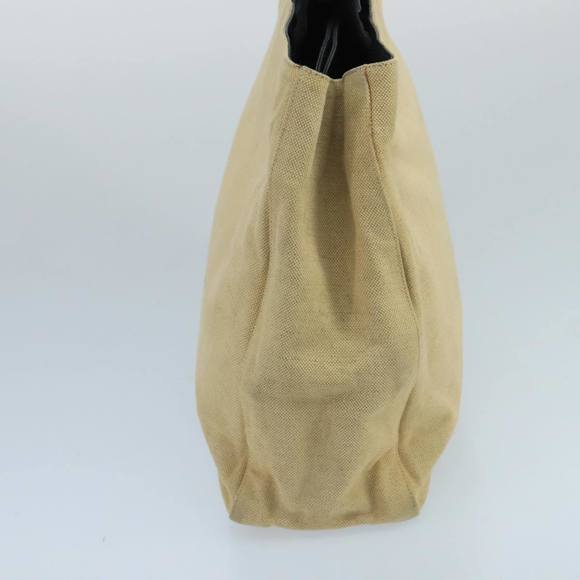 PRADA Tote Bag Canvas Beige Auth ti2434 - Picture 5 of 16